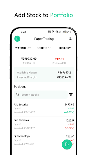 Paper Trading - Mobile Trading Screenshot 0