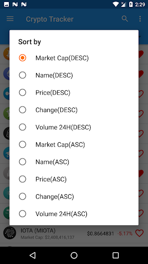 CryptoTracker Screenshot 3