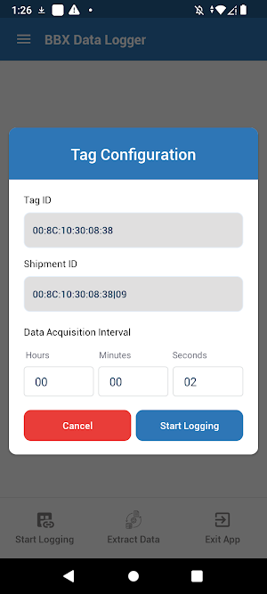 Datalogger Screenshot 3