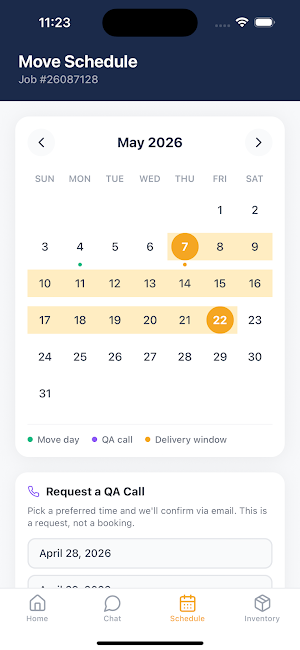 myMovers Screenshot 1