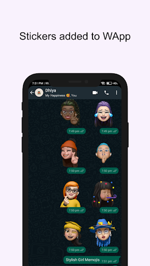 Stylish Girl Memojis Screenshot 1