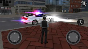 Mustang Police Car Driving Game 2021 Screenshot 1