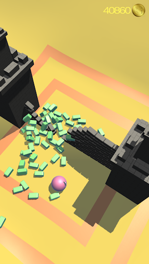 Hit The Brick - Catapult Wall Breaker Game 3D Screenshot 1