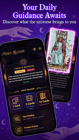 Tarot Veil: Daily Tarot Reader Screenshot 0