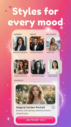 SelfAI: AI Photo Studio Editor Screenshot 3