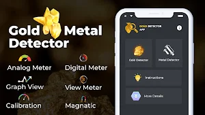 Gold Metal Detector App Screenshot 0