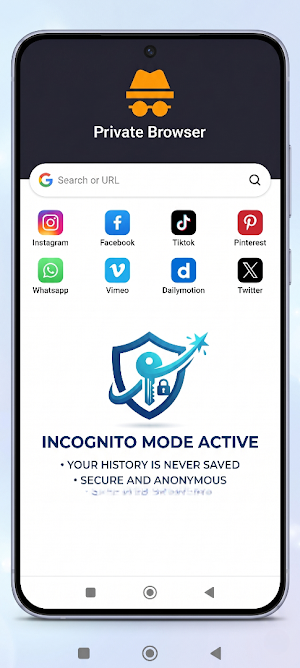 Private Browser Incognito Screenshot 1