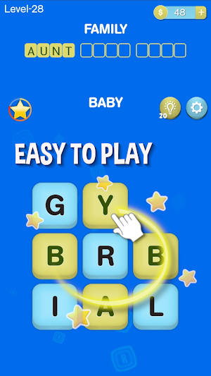 Word Stacks - Word crush game! Screenshot 1