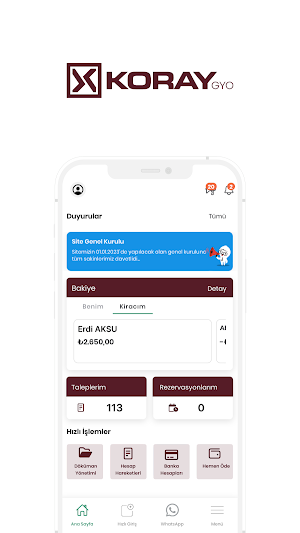 KorayAPP Screenshot 1