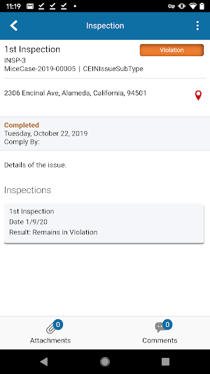 Oracle Municipal Code Officer Screenshot 1