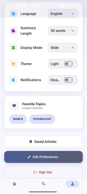 News Briefs Screenshot 3