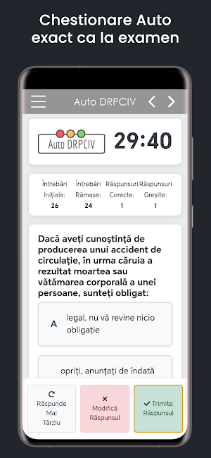 Auto DRPCIV - Chestionare Auto Screenshot 1