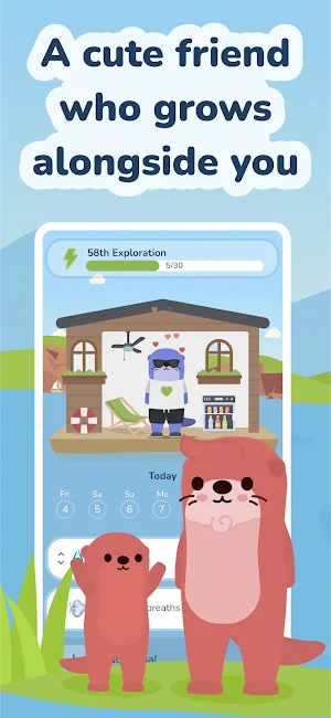 Otto: Motivational Pet Otter Screenshot 1