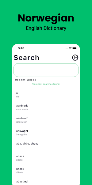 Norwegian Dictionary English Screenshot 0
