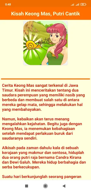 Cerita Dan Dongeng Rakyat Screenshot 3