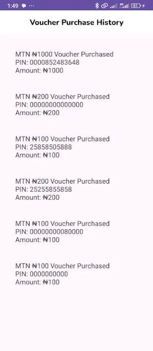 MTN & Airtel Recharge Cards NG screenshot 6
