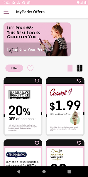 Hawthorn MyPerks Screenshot 1