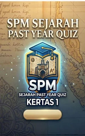 SPM Sejarah Past Year Quiz- K1 Screenshot 0