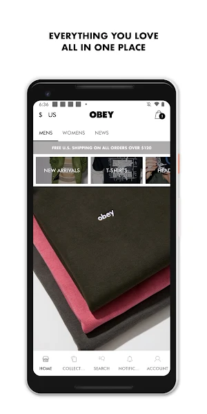 OBEY CLOTHING Screenshot 1