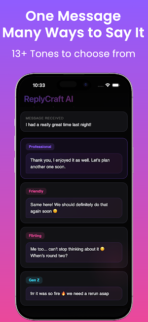 ReplyCraft - AI Reply Keyboard Screenshot 1