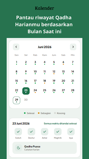 QadhaKu - Pelacak Ibadahmu Screenshot 3