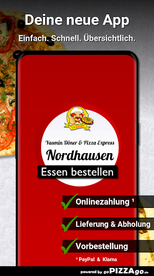 Yasmin Döner-Pizza Nordhausen Screenshot 0