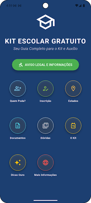 Kit Escolar Gratuito Guia Screenshot 1