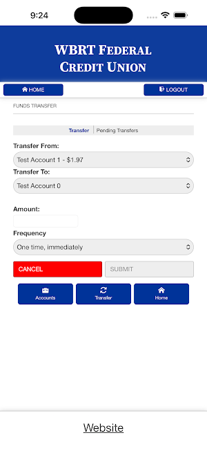 WBRT Federal Credit Union Screenshot 3