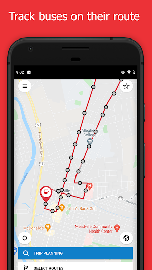 CATA myStop Screenshot 1