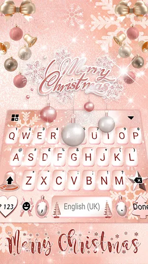 Pink Christmas Theme Screenshot 2