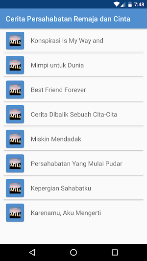 Cerita Persabahatan Remaja dan Cinta Screenshot 0