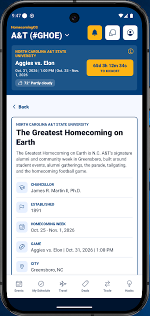 HomecomingOS Screenshot 0