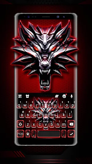 Iron Wolf 3d Keyboard Theme Screenshot 0