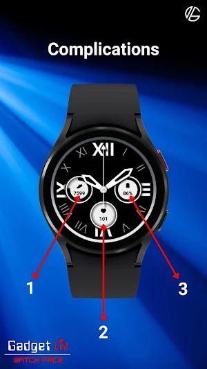 GL101 Analog Watch Face Screenshot 3
