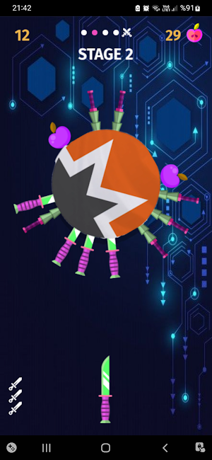 Knife Game Earn Bitcoin Screenshot 1