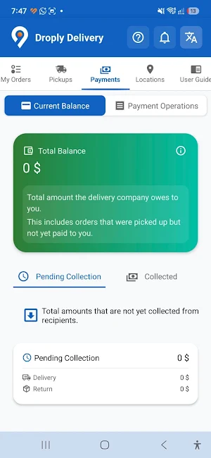 Droply Delivery Screenshot 2