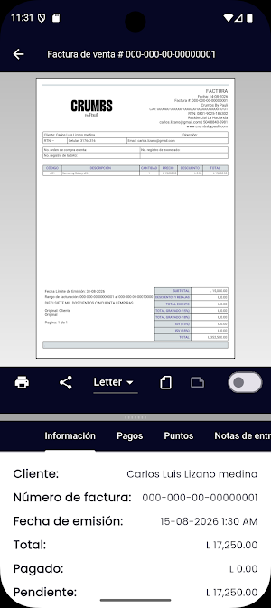 HelloFactura Screenshot 3