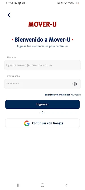 UCuenca Mover-U Screenshot 2