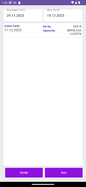 Depolasa Depo Uygulaması Screenshot 2