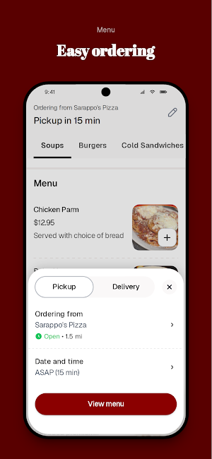 Sarappo's Pizza To Go Screenshot 2
