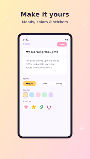 Memo Notes: Cute Notes Widget Screenshot 3