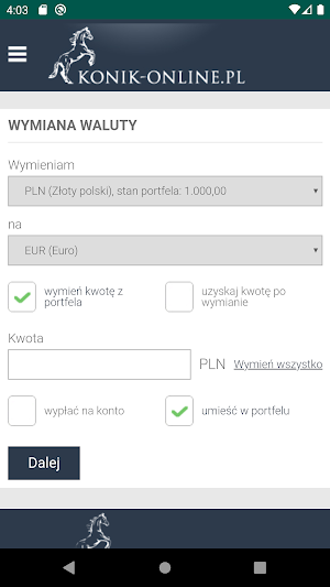 Konik Mobile Screenshot 1