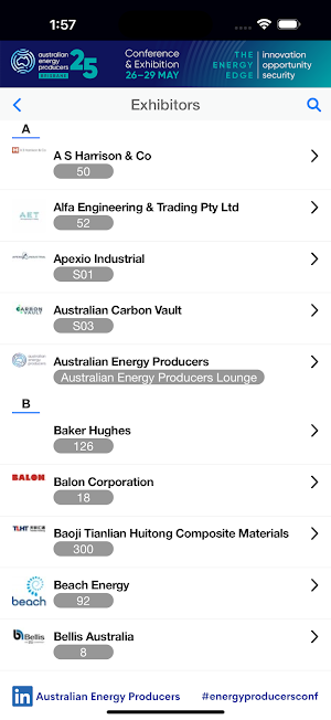 Energy Producers Conference Screenshot 3