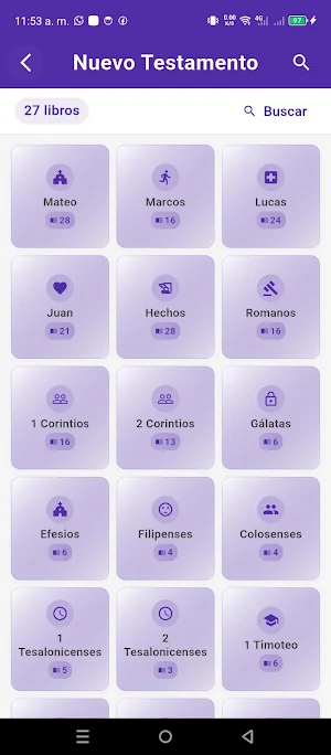 Santa Biblia RV60, NTV, NVI, Screenshot 2