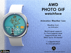 AWD Photo Gif Watchface Screenshot 0