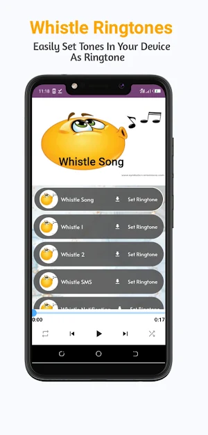 Whistle ringtone Screenshot 2