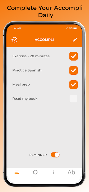 Accompli™ Screenshot 1