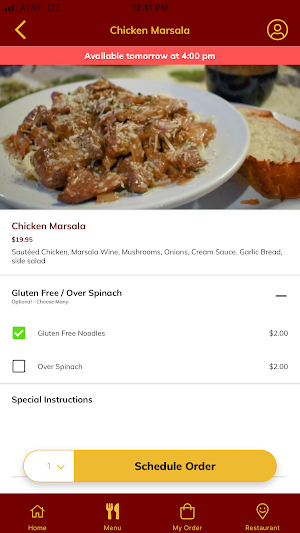 Galletti's Spaghetti House Screenshot 3