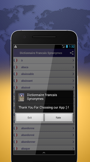 Dictionnaire Francais Synonymes Screenshot 3