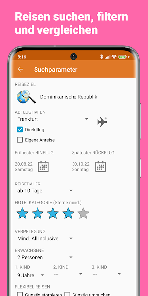 Pauschalreisen & Autoreisen Screenshot 1
